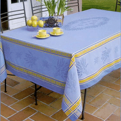 French Jacquard Tablecloth Collection "Senanque"