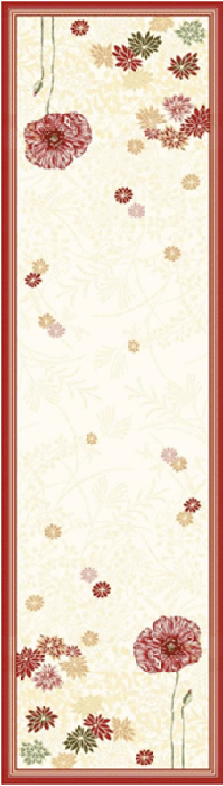 French Tapestry Runner Collection "Poppy"