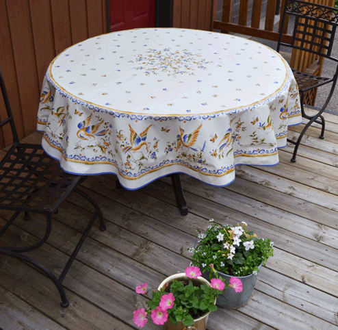 French Coated Tablecloth Collection "Moustiers"